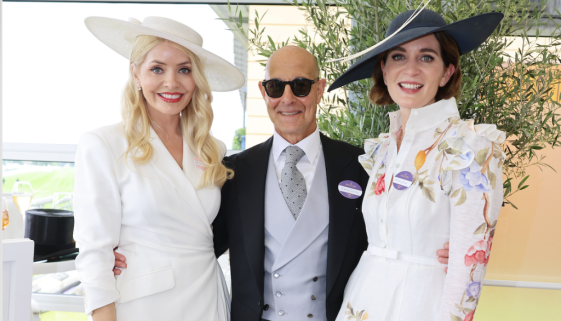royal-ascot-holly-willoughby-stanley-tucci